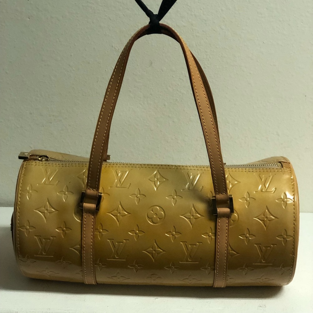 Louis Vuitton orange vernis bag